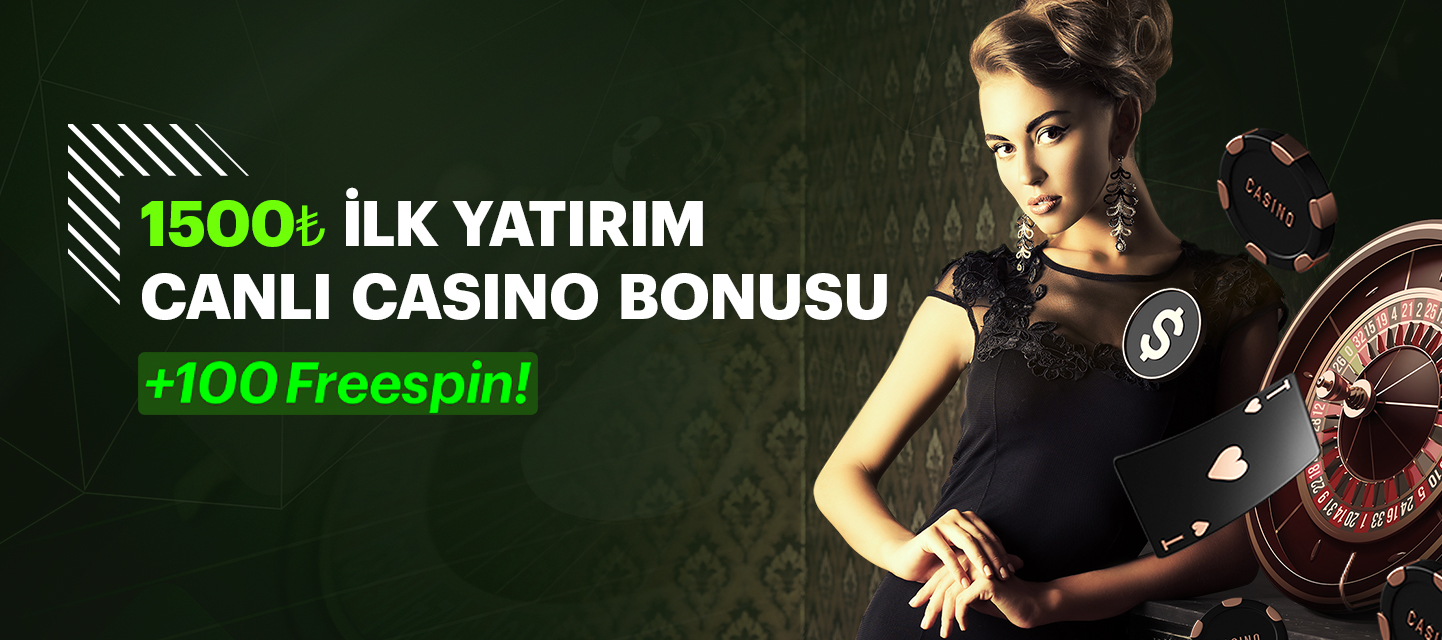 %50 İlk Yatırım Canlı Casino Bonusu